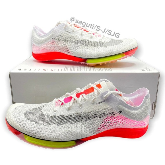 Nike Air Zoom Victory FK Men's Size 15 White Pink Black Track Spikes DJ6205-100